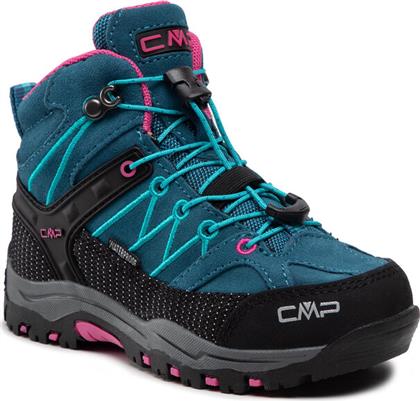 ΠΑΠΟΥΤΣΙΑ ΠΕΖΟΠΟΡΙΑΣ KIDS RIGEL MID TREKKING SHOE WP 3Q12944 DEEP LAKE/BALTIC 06MF CMP