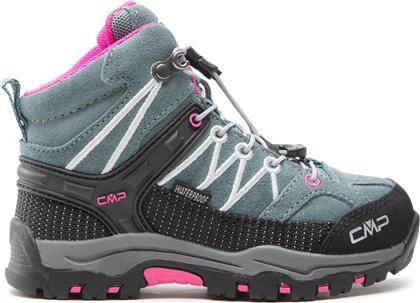 ΠΑΠΟΥΤΣΙΑ ΠΕΖΟΠΟΡΙΑΣ KIDS RIGEL MID TREKKING SHOE WP 3Q12944 ΓΚΡΙ CMP