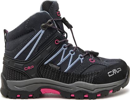 ΠΑΠΟΥΤΣΙΑ ΠΕΖΟΠΟΡΙΑΣ KIDS RIGEL MID TREKKING SHOES WP 3Q12944 ΜΑΥΡΟ CMP