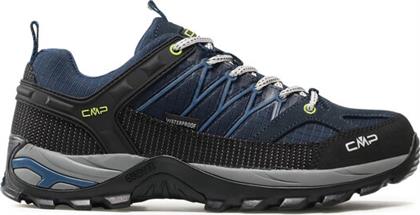 ΠΑΠΟΥΤΣΙΑ ΠΕΖΟΠΟΡΙΑΣ RIGEL LOW TREKKING SHOE WP 3Q54457 ΣΚΟΥΡΟ ΜΠΛΕ CMP