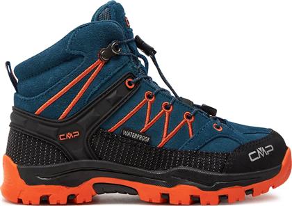 ΠΑΠΟΥΤΣΙΑ ΠΕΖΟΠΟΡΙΑΣ RIGEL MID TREKKING SHOES WP 3Q12944 ΣΚΟΥΡΟ ΜΠΛΕ CMP