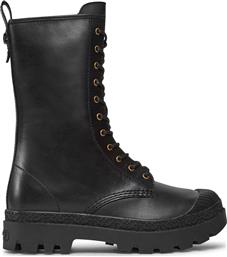ΜΠΟΤΙΝΙΑ TASHA LEATHER BOOT CN100 ΜΑΥΡΟ COACH