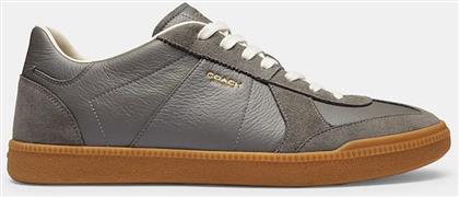 ΔΕΡΜΑΤΙΝΑ ΑΘΛΗΤΙΚΑ ΠΑΠΟΥΤΣΙΑ ELLIS SNEAKER ΧΡΩΜΑ: ΓΚΡΙ, CAQ34 COACH