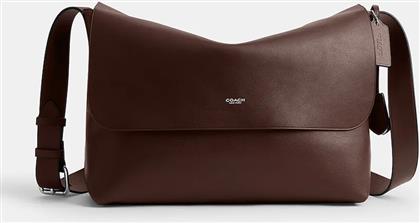 ΔΕΡΜΑΤΙΝΗ ΤΣΑΝΤΑ LUDLOW MESSENGER ΧΡΩΜΑ: ΚΑΦΕ, CCB58 COACH