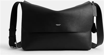 ΔΕΡΜΑΤΙΝΗ ΤΣΑΝΤΑ LUDLOW MESSENGER ΧΡΩΜΑ: ΜΑΥΡΟ, CCB58 COACH