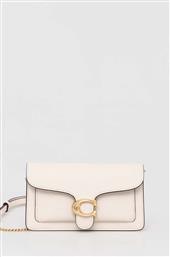 ΔΕΡΜΑΤΙΝΗ ΤΣΑΝΤΑ TABBY CHAIN CLUTCH COACH