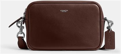 ΔΕΡΜΑΤΙΝΟ ΦΑΚΕΛΑΚΙ RADIO CAMERA BAG ΧΡΩΜΑ: ΚΑΦΕ, CCB51 COACH