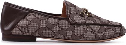 LOAFERS HANNA TEXTURED JACQ CC888 ΚΑΦΕ COACH