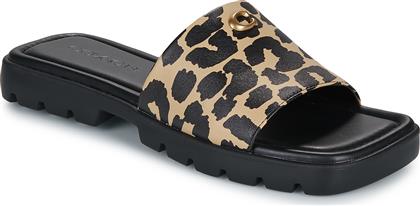 MULES FLORENCE LEOPARD PRINT SANDAL COACH