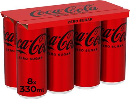 COCA-COLA ZERO ΚΟΥΤΙ (8X330 ML) COCA COLA