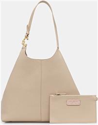 ΔΕΡΜΑΤΙΝΗ ΤΣΑΝΤΑ ΧΡΩΜΑ: ΜΠΕΖ, E1 SHA 11 01 01 COCCINELLE