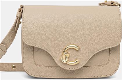 ΔΕΡΜΑΤΙΝΗ ΤΣΑΝΤΑ ΧΡΩΜΑ: ΜΠΕΖ, E1 SSL 15 01 01 COCCINELLE