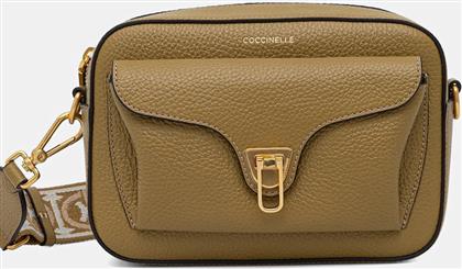 ΔΕΡΜΑΤΙΝΗ ΤΣΑΝΤΑ ΧΡΩΜΑ: ΚΑΦΕ, E1 NOF 15 02 01 COCCINELLE