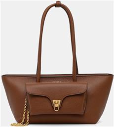 ΔΕΡΜΑΤΙΝΗ ΤΣΑΝΤΑ DOUBLE BEAT COCCINELLE