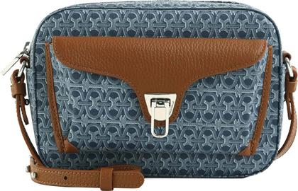 ΓΥΝΑΙΚΕΙΑ DENIM ΤΣΑΝΤΑ CROSSBODY ''BEAT'' - E1TFB-150201 DENIM BLUE COCCINELLE