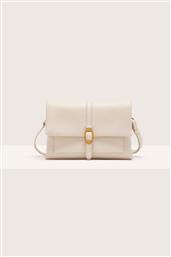 ΓΥΝΑΙΚΕΙΑ ΔΕΡΜΑΤΙΝΗ ΤΣΑΝΤΑ ΩΜΟΥ/CROSSBODY ''DORIAN SMALL'' - E1RCK-120201 ΕΚΡΟΥ COCCINELLE