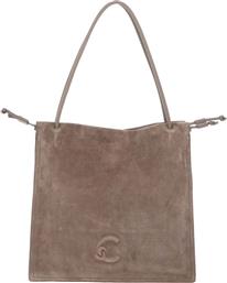 ΓΥΝΑΙΚΕΙΑ SUEDE ΤΣΑΝΤΑ ΩΜΟΥ ''DULSE'' - E1SS6-110101 ΜΠΕΖ COCCINELLE