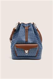 ΓΥΝΑΙΚΕΙΑ ΤΣΑΝΤΑ BUCKET ''BEAT GENERATION DENIM COATED MONOGRAM LARGE '' - E1TFL-230101 ΓΑΛΑΖΙΟ COCCINELLE