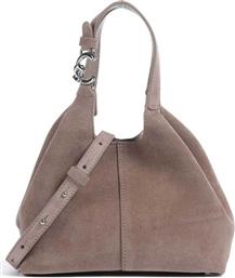 ΓΥΝΑΙΚΕΙΑ ΤΣΑΝΤΑ ΧΕΙΡΟΣ ''C-EASY SUEDE SMALL'' - E1THE-580101 ΜΠΕΖ COCCINELLE