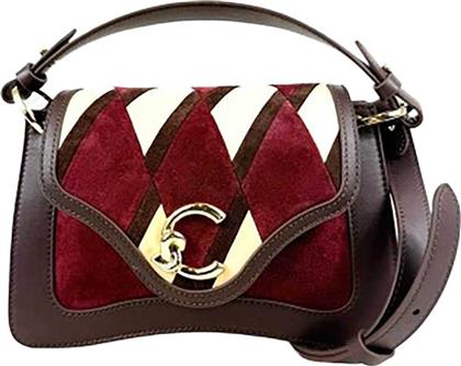 ΓΥΝΑΙΚΕΙΑ ΤΣΑΝΤΑ CROSSBODY ΜΕ ALL-OVER PRINT ''C-ME'' - E1T1S-180201 ΜΠΟΡΝΤΟ COCCINELLE