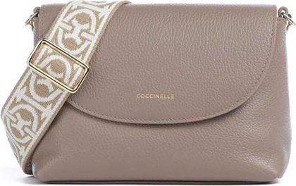 ΓΥΝΑΙΚΕΙΑ ΤΣΑΝΤΑ CROSSBODY ''PAULINA'' - E5S8F-590101 ΜΠΕΖ COCCINELLE