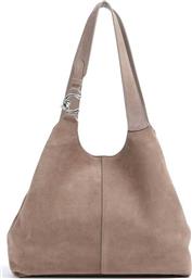 ΓΥΝΑΙΚΕΙΑ ΤΣΑΝΤΑ ΩΜΟΥ ''C-EASY SUEDE LARGE '' - E1THE-110101 ΜΠΕΖ COCCINELLE