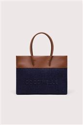 ΓΥΝΑΙΚΕΙΑ ΤΣΑΝΤΑ ΩΜΟΥ TOTE ''MYRTHA DENIM MEDIUM'' - E1T94-180201 ΤΑΜΠΑ COCCINELLE