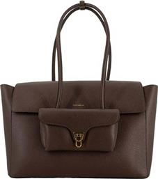 ΓΥΝΑΙΚΕΙΑ ΤΣΑΝΤΑ SHOPPER ''BEAT'' - E1T8A-110101 ΚΑΦΕ COCCINELLE