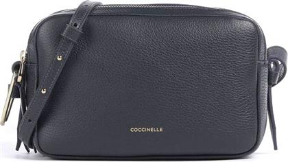 ΓΥΝΑΙΚΕΙΟ MINI BAG CROSSBODY ''MALORY SMALL'' - E1R1K-150101 ΜΠΛΕ ΣΚΟΥΡΟ COCCINELLE