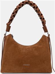 ΤΣΑΝΤΑ ΣΟΥΕΤ BOHEME SUEDE BIMATERIAL ΧΡΩΜΑ: ΚΑΦΕ, E1.P6P.13.03.01 COCCINELLE