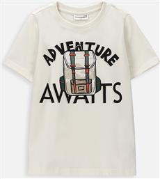 T-SHIRT WC4143202NAK ΕΚΡΟΥ REGULAR FIT COCCODRILLO