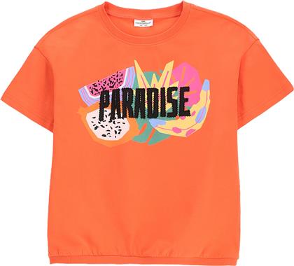 T-SHIRT WC5143202TGJ ΠΟΡΤΟΚΑΛΙ REGULAR FIT COCCODRILLO