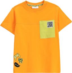 T-SHIRT WC5143203GBK ΠΟΡΤΟΚΑΛΙ REGULAR FIT COCCODRILLO