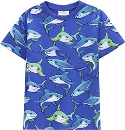 T-SHIRT WC5143203IBK ΜΠΛΕ REGULAR FIT COCCODRILLO