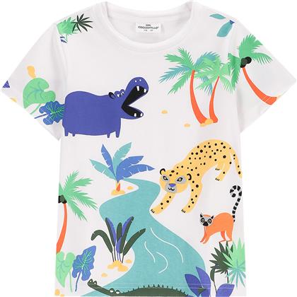 T-SHIRT WC5143203TBK ΕΓΧΡΩΜΟ REGULAR FIT COCCODRILLO