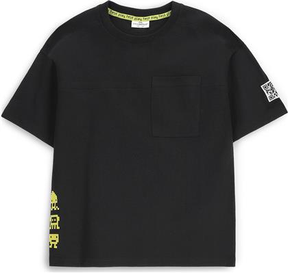 T-SHIRT WC5143206GBJ ΜΑΥΡΟ REGULAR FIT COCCODRILLO