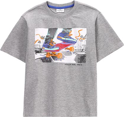 T-SHIRT WC5143206IBJ ΓΚΡΙ REGULAR FIT COCCODRILLO
