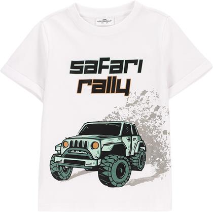 T-SHIRT WC5143206WBK ΛΕΥΚΟ REGULAR FIT COCCODRILLO