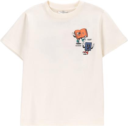 T-SHIRT WC5143222VBB ΕΚΡΟΥ REGULAR FIT COCCODRILLO