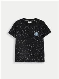 T-SHIRT ZC4143201WBK ΜΑΥΡΟ REGULAR FIT COCCODRILLO