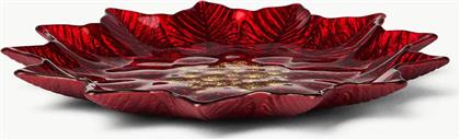 ΧΡΙΣΤΟΥΓΕΝΝΙΑΤΙΚΟ ΓΥΑΛΙΝΟ ΠΙΑΤΟ ΦΡΟΥΤΟΥ ΣΕ ΣΧΗΜΑ ΑΣΤΕΡΙΟΥ 24 CM - 006805078 ΚΟΚΚΙΝΟ COINCASA