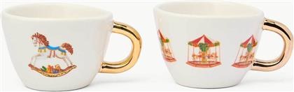 ΧΡΙΣΤΟΥΓΕΝΝΙΑΤΙΚΟ ΚΕΡΑΜΙΚΟ ΦΛΙΤΖΑΝΙ 5,5 X 7 CM - 006803723 ΛΕΥΚΟ COINCASA