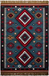 ΔΙΑΚΟΣΜΗΤΙΚΟ ΧΑΛΙ ΜΕ GEOMETRICAL PATTERN 180 X 120 CM - 006803277 ΜΠΛΕ ΣΚΟΥΡΟ COINCASA