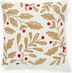 ΔΙΑΚΟΣΜΗΤΙΚΟ ΜΑΞΙΛΑΡΙ ΜΕ ΔΙΑΚΟΣΜΗΤΙΚΕΣ ΧΑΝΤΡΕΣ 40 X 40 CM - 006802915 ΛΕΥΚΟ COINCASA