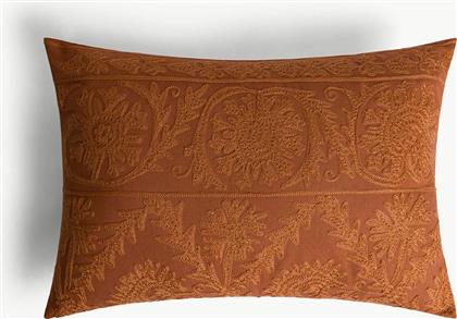 ΔΙΑΚΟΣΜΗΤΙΚΟ ΜΑΞΙΛΑΡΙ ΜΕ ETHNIC PRINT 35 X 50 CM - 007493288 ΠΟΡΤΟΚΑΛΙ ΣΚΟΥΡΟ COINCASA