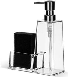 ΔΟΧΕΙΟ ΥΓΡΟΥ ΣΑΠΟΥΝΙΟΥ ΚΑΙ ΘΗΚΗ 20 X 15,8 X 6,8 CM - 007448359 ΔΙΑΦΑΝΟ COINCASA