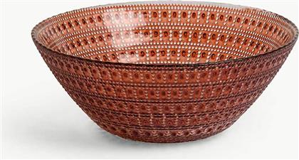 ΓΥΑΛΙΝΟ ΜΠΟΛ ΜΕ ALLURE MOTIF 16 CM - 007499878 ΠΟΡΤΟΚΑΛΙ COINCASA