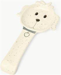 ΚΕΡΑΜΙΚΗ ΚΟΥΤΑΛΑ ΜΕ ΣΧΕΔΙΟ ΣΚΥΛΟΥ 23,6 X 4 CM - 006803733 ΛΕΥΚΟ COINCASA