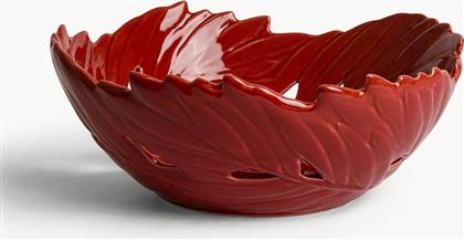 ΚΕΡΑΜΙΚΟ ΜΠΟΛ ΜΕ ΣΧΕΔΙΟ ΦΥΛΛΟΥ 9,5 X 24,5 CM - 007499994 ΜΠΟΡΝΤΟ COINCASA