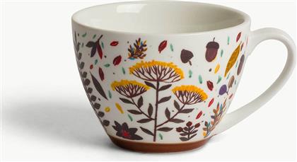 ΚΕΡΑΜΙΚΟ ΦΛΙΤΖΑΝΙ ΜΕ LEAF PATTERN 11,5 X 8,5 CM - 007499979 ΛΕΥΚΟ COINCASA